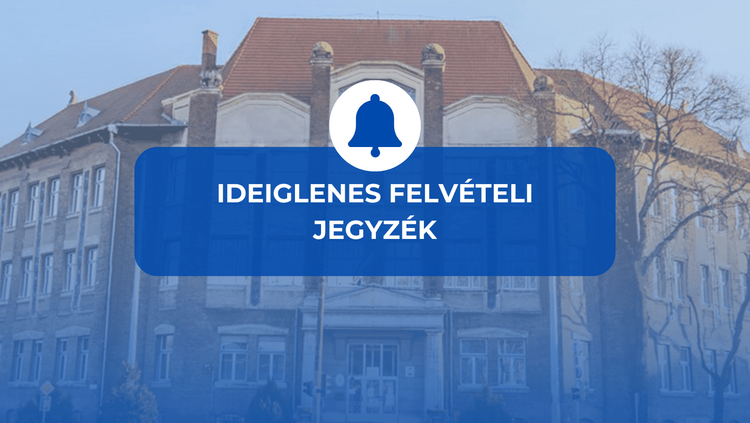 Ideiglenes felvételi jegyzék