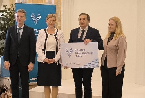 Iskolánk Minősített Tehetséggondozó Műhely címet kapott