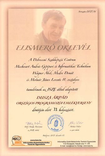 Oklevél - II. hely.jpg