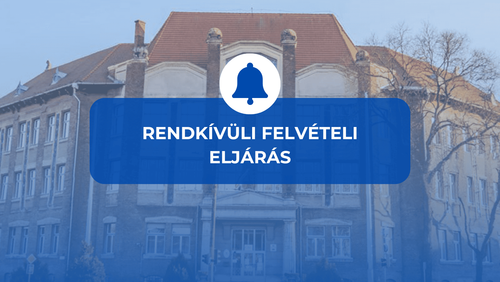 Rendkívüli felvételi eljárás